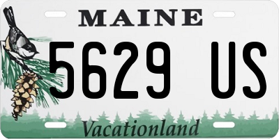 ME license plate 5629US