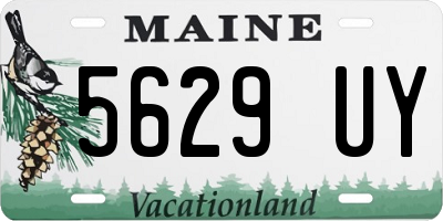 ME license plate 5629UY