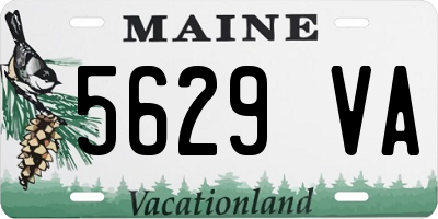 ME license plate 5629VA