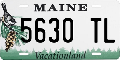ME license plate 5630TL