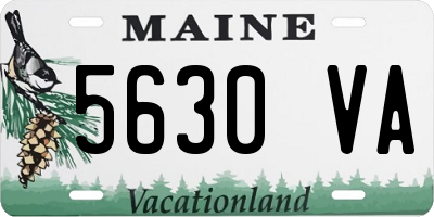 ME license plate 5630VA