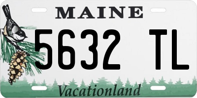 ME license plate 5632TL