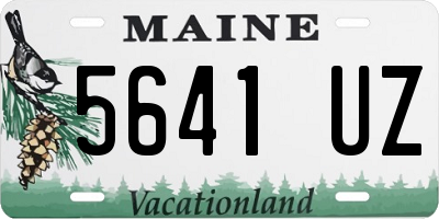 ME license plate 5641UZ