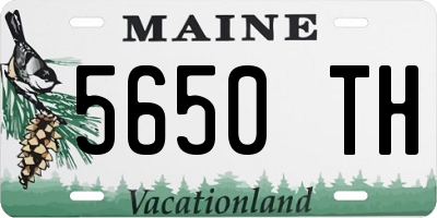 ME license plate 5650TH