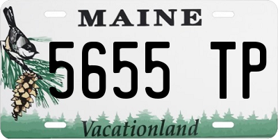 ME license plate 5655TP