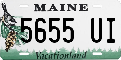 ME license plate 5655UI