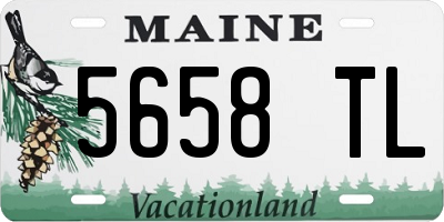 ME license plate 5658TL