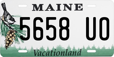 ME license plate 5658UO