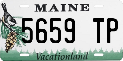 ME license plate 5659TP