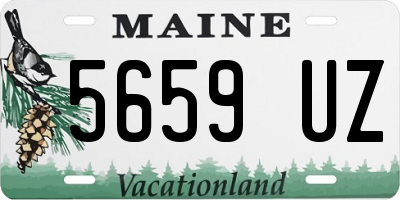 ME license plate 5659UZ