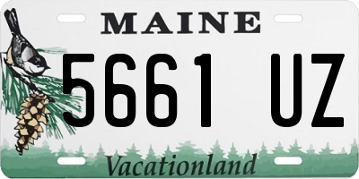 ME license plate 5661UZ