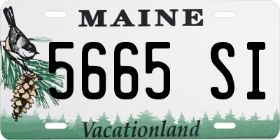 ME license plate 5665SI