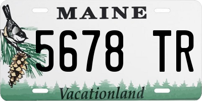 ME license plate 5678TR
