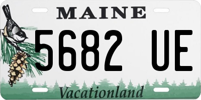 ME license plate 5682UE