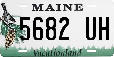 ME license plate 5682UH