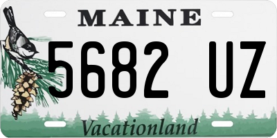 ME license plate 5682UZ
