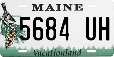 ME license plate 5684UH