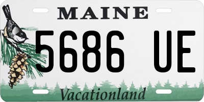 ME license plate 5686UE