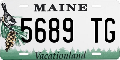 ME license plate 5689TG
