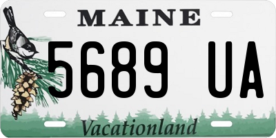 ME license plate 5689UA