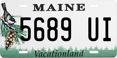 ME license plate 5689UI