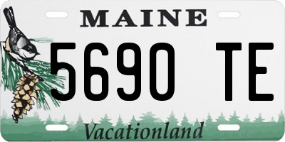 ME license plate 5690TE