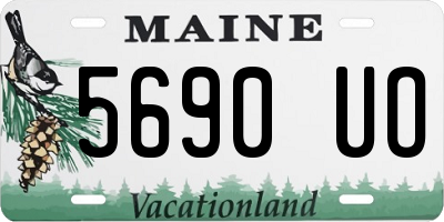 ME license plate 5690UO
