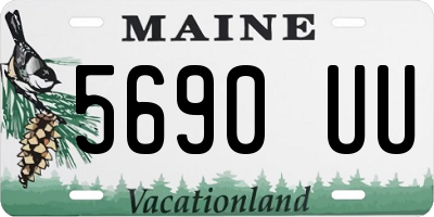 ME license plate 5690UU