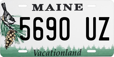 ME license plate 5690UZ