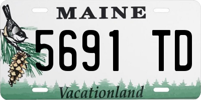 ME license plate 5691TD