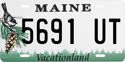 ME license plate 5691UT