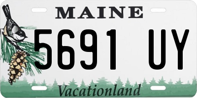 ME license plate 5691UY