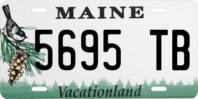 ME license plate 5695TB