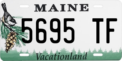 ME license plate 5695TF