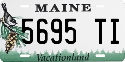 ME license plate 5695TI
