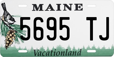 ME license plate 5695TJ