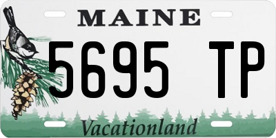 ME license plate 5695TP