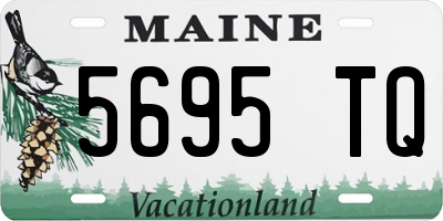 ME license plate 5695TQ