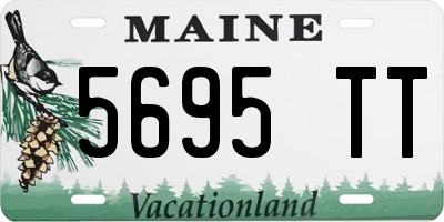 ME license plate 5695TT