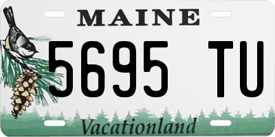 ME license plate 5695TU