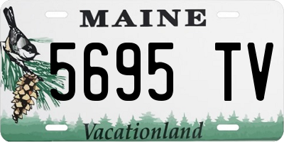 ME license plate 5695TV