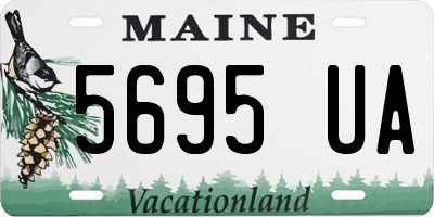 ME license plate 5695UA