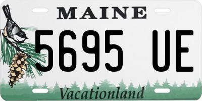 ME license plate 5695UE