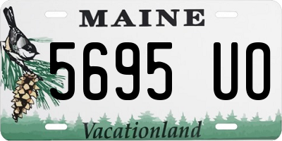 ME license plate 5695UO