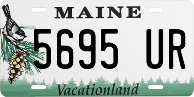 ME license plate 5695UR