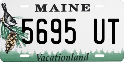 ME license plate 5695UT