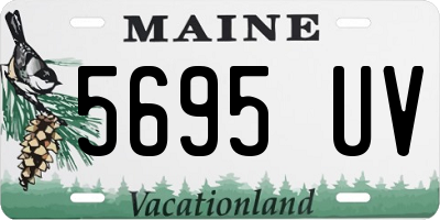 ME license plate 5695UV