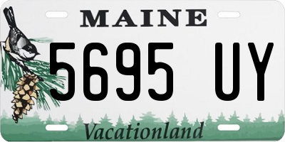 ME license plate 5695UY