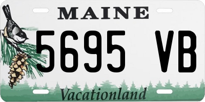 ME license plate 5695VB