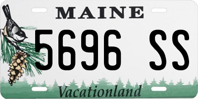 ME license plate 5696SS